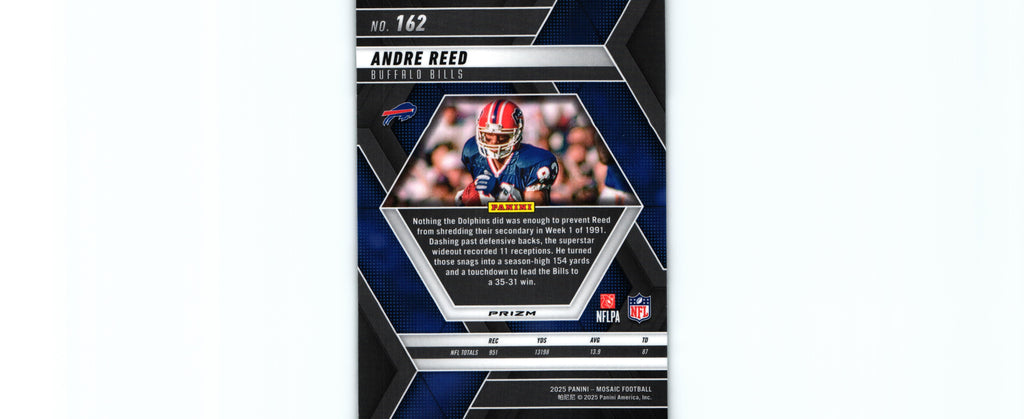 Andre Reed 2025 GREEN Mosaic #162