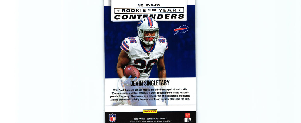 Devin Singletary 2019 Contenders RYA-DS RC