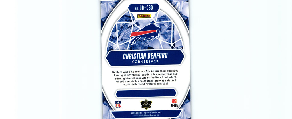 Christian Benford 2025 Absolute DD-CBD