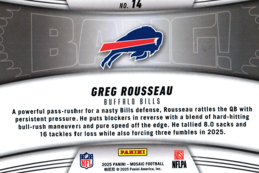 Greg Rousseau 2025 Mosaic #14