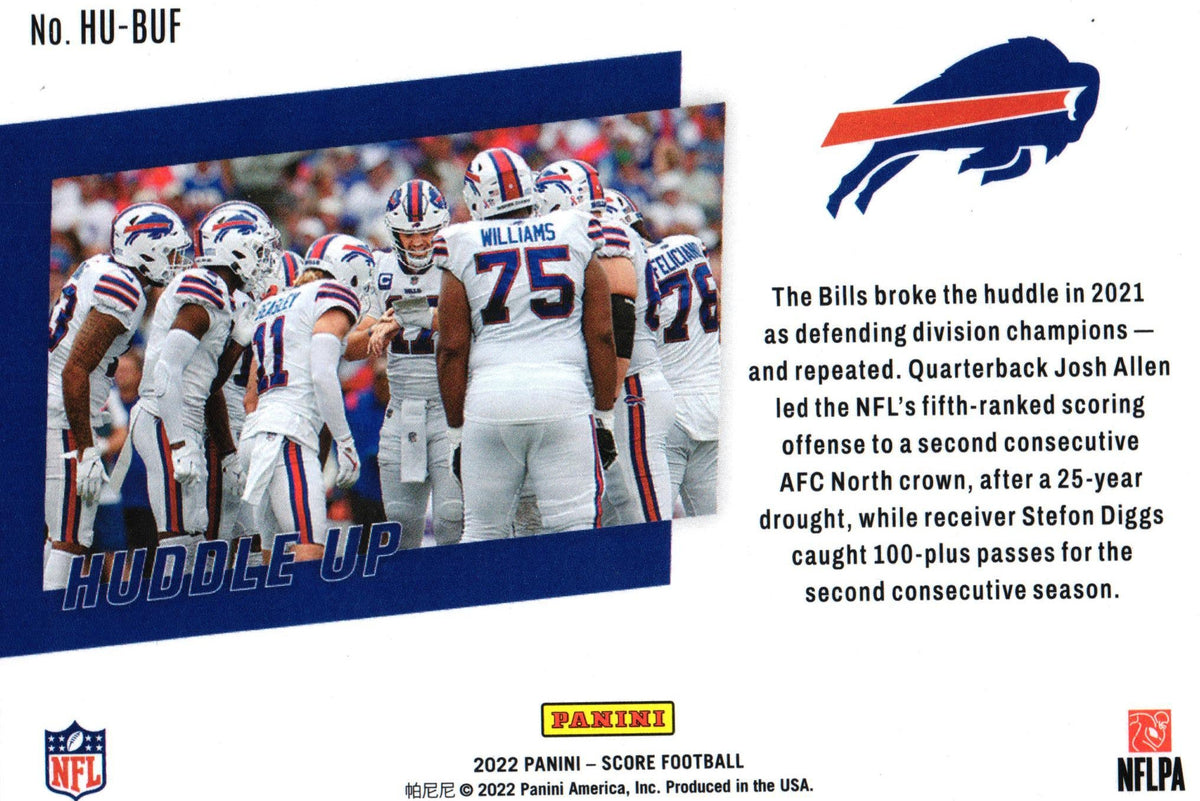 Buffallo Bills 2022 Score HU-BUF "Huddle Up"