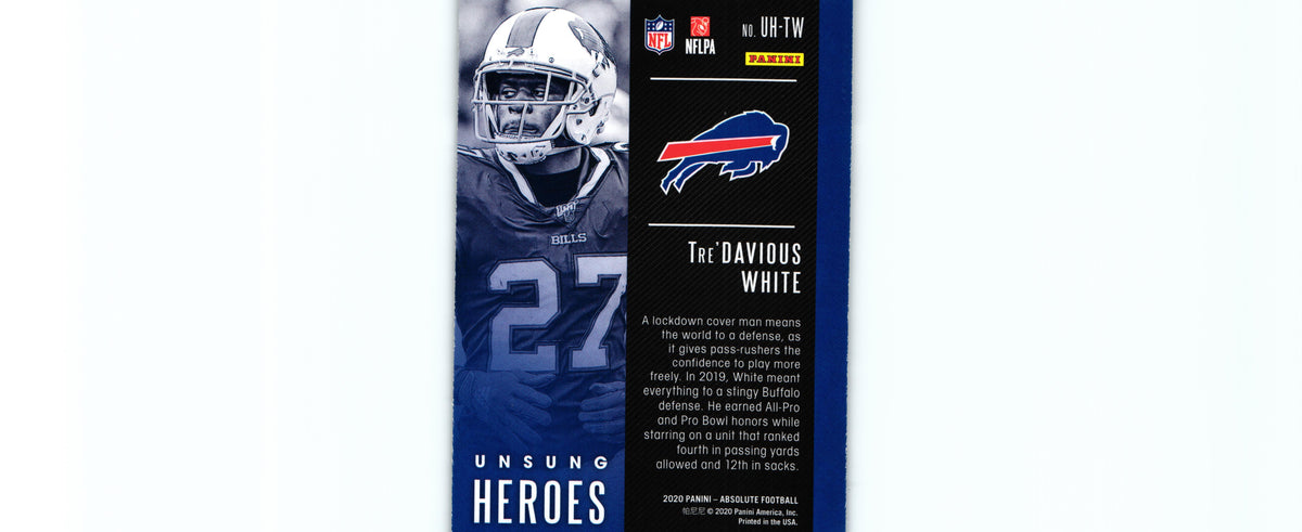 Nfl Panini Trading Cards Tre'Davious White 2020 Absolute UH-TW