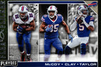 LeSean McCoy/Charles Clay/Tyrod Taylor 2017 Playoff #12