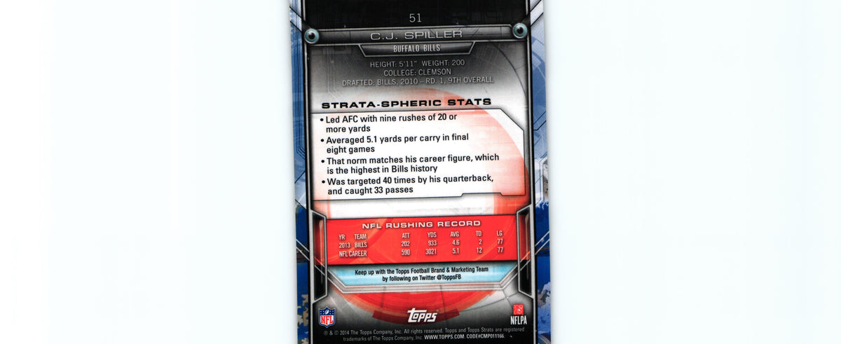 C.J. Spiller 2014 Topps #51