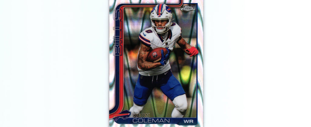 Keon Coleman 2025 RAY WAVE Topps #30
