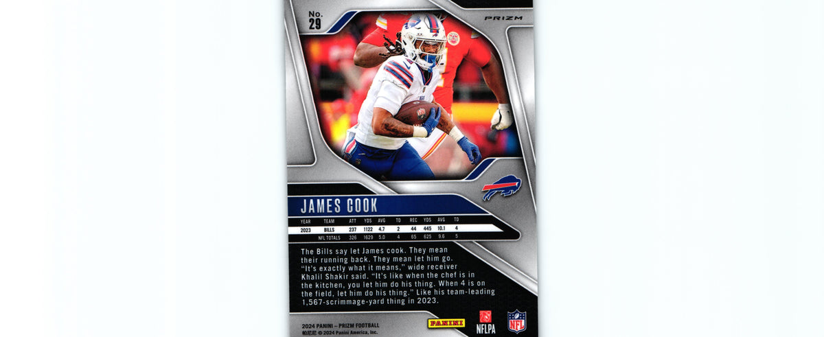 James Cook 2024 SILVER Prizm #29