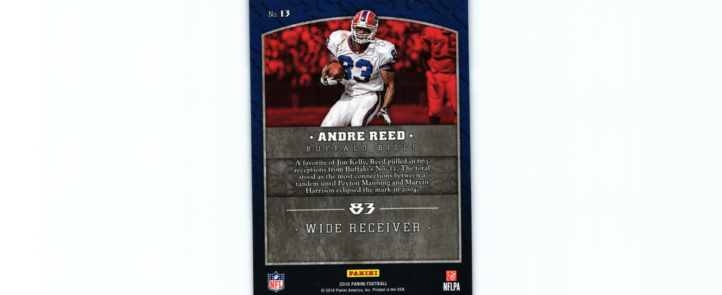 Andre Reed 2016 Panini #13