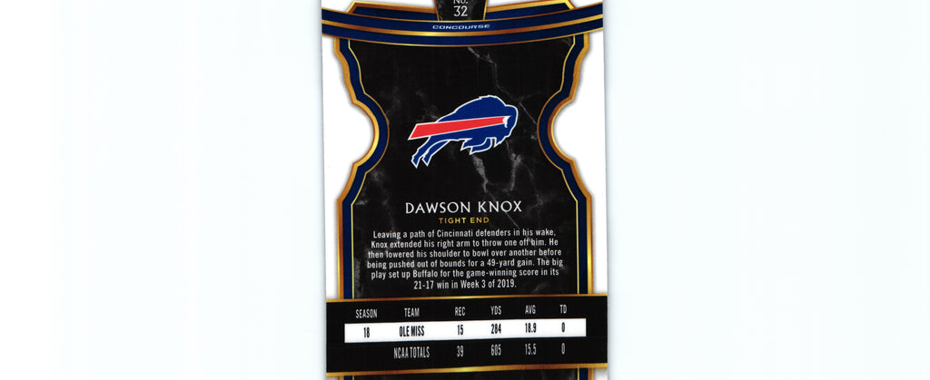 Dawson Knox 2019 Select #32 RC