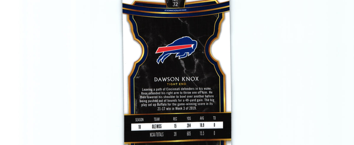 Dawson Knox 2019 Select #32 RC