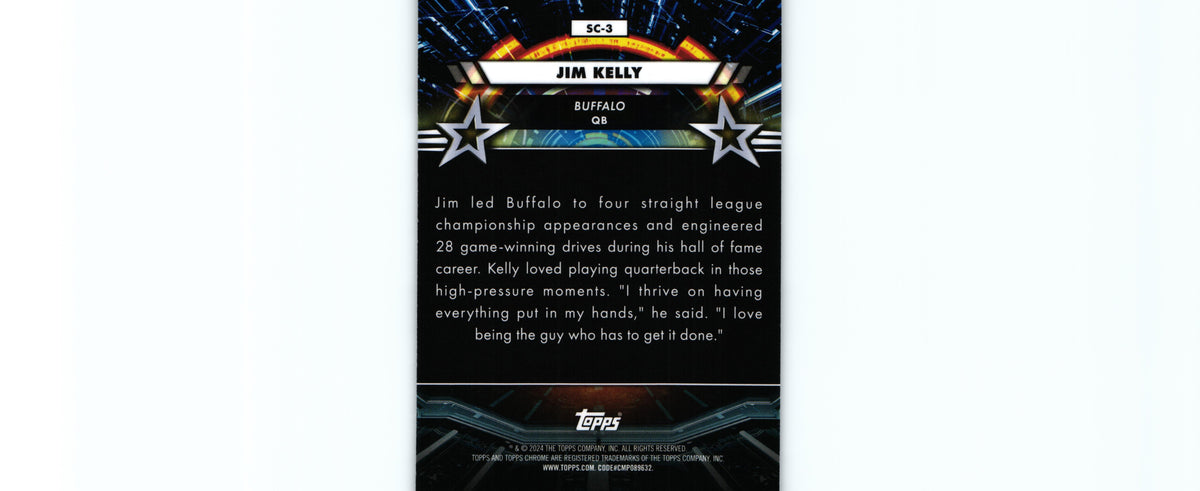 Jim Kelly 2024 Topps SC-3