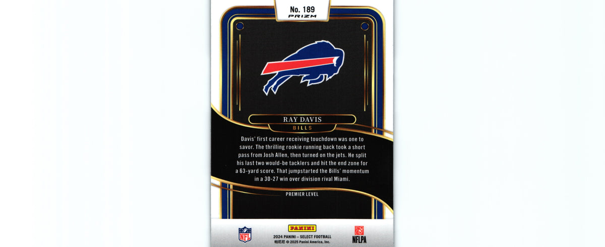 Ray Davis 2024 SILVER Select #189 RC