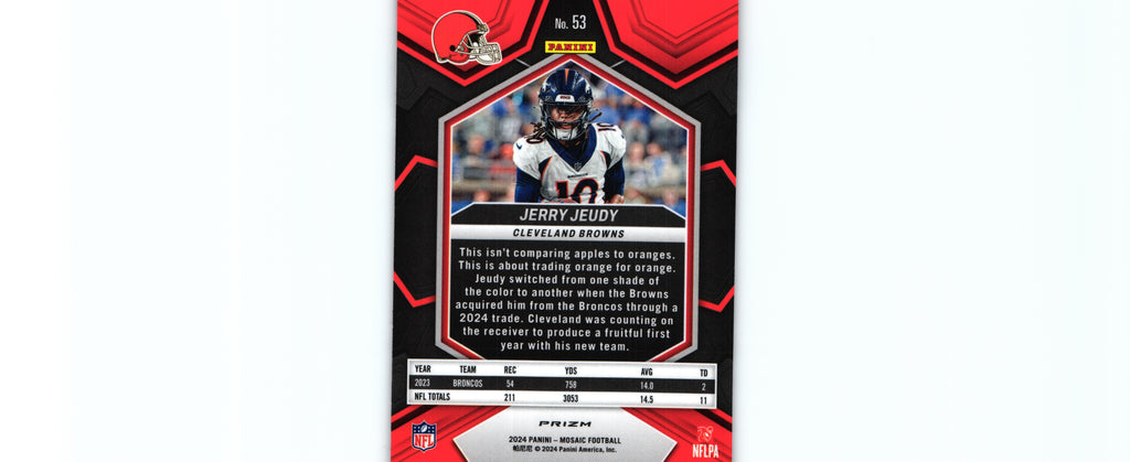 Jerry Jeudy 2024 CAMO PINK Mosaic #53
