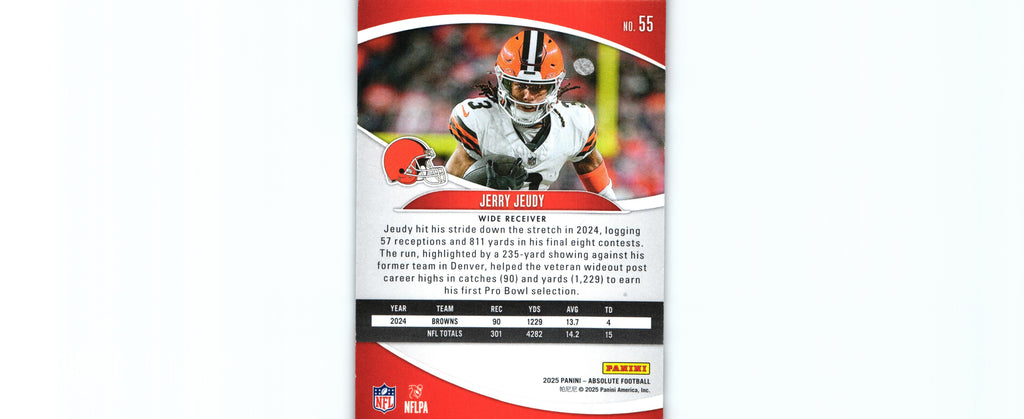 Jerry Jeudy 2025 BLACK Absolute #55