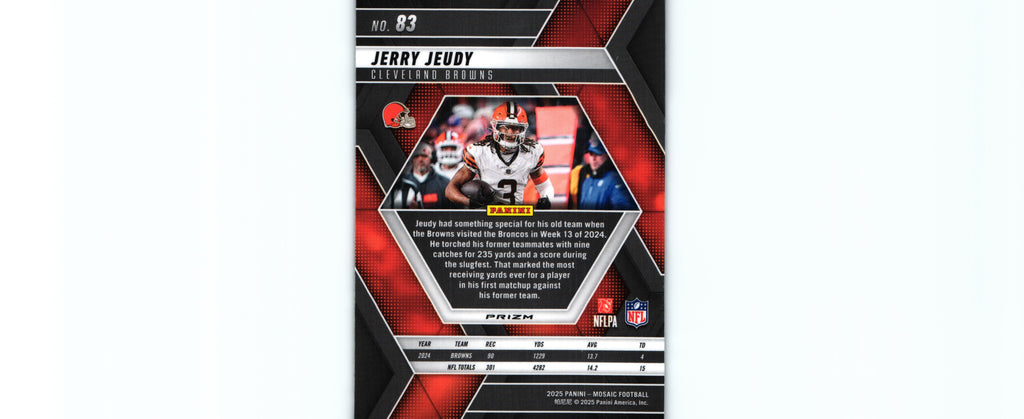 Jerry Jeudy 2025 GREEN Mosaic #83