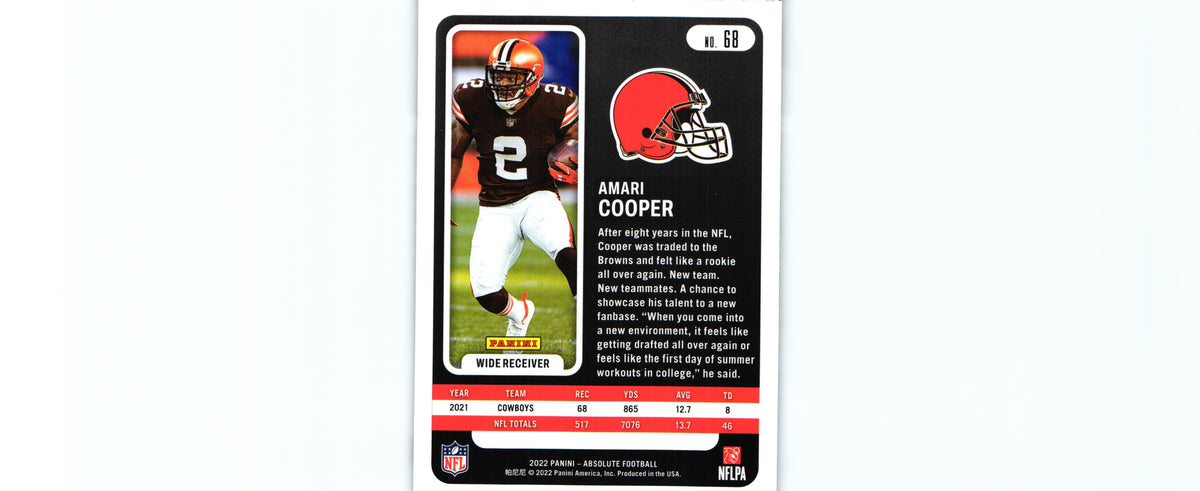 Amari Cooper 2022 GREEN Absolute #68