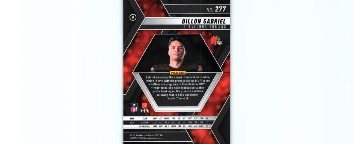 Dillon Gabriel 2025 Mosaic #19 RC