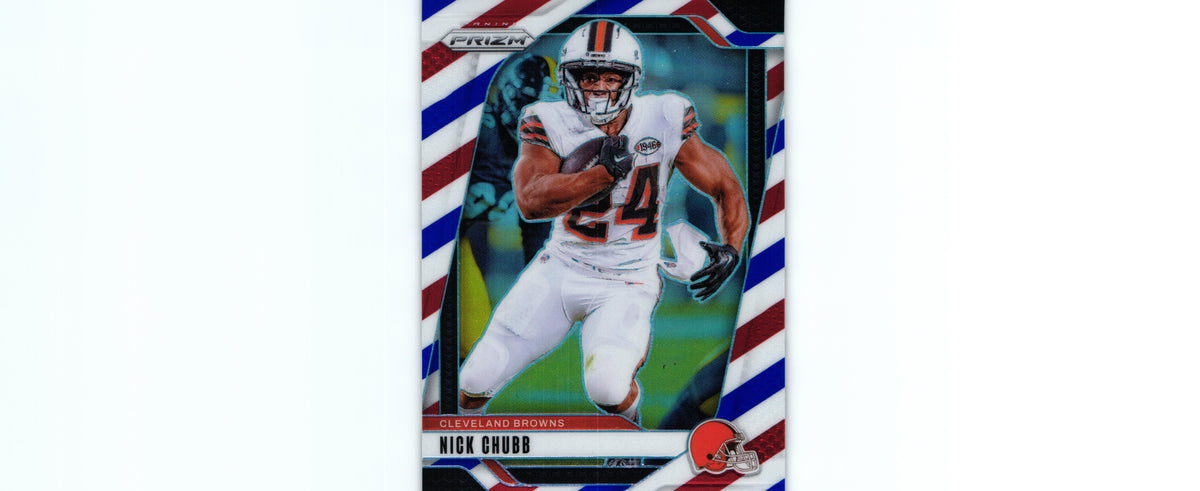 Nick Chubb 2024 RED WHITE&BLUE  Prizm #65