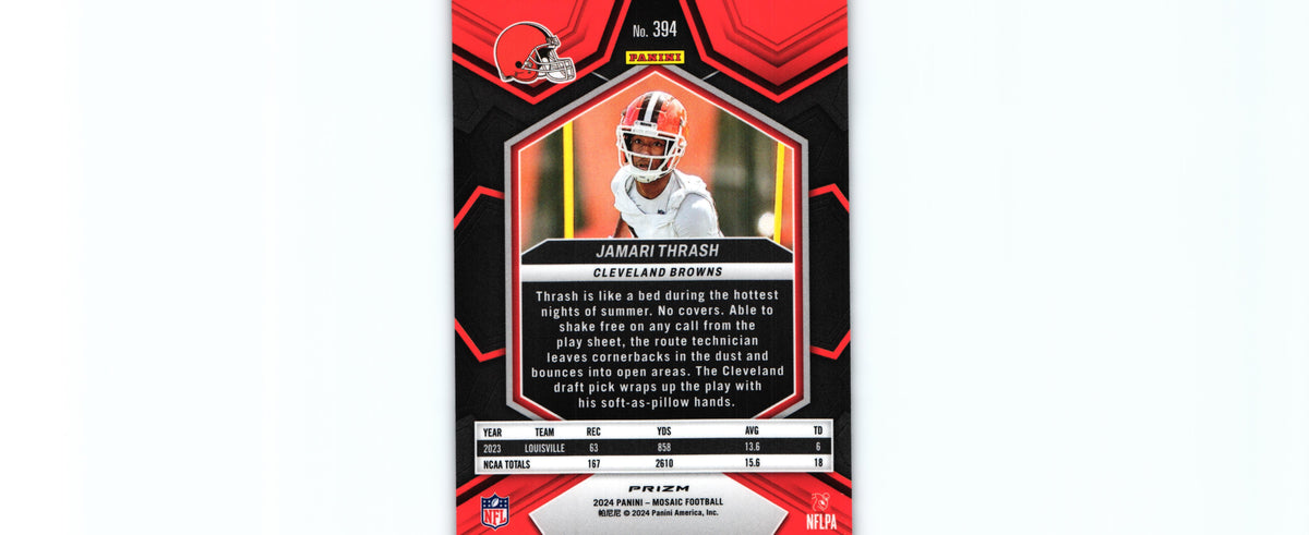Jamari Thrash 2024 CAMO PINK Mosaic #394 RC