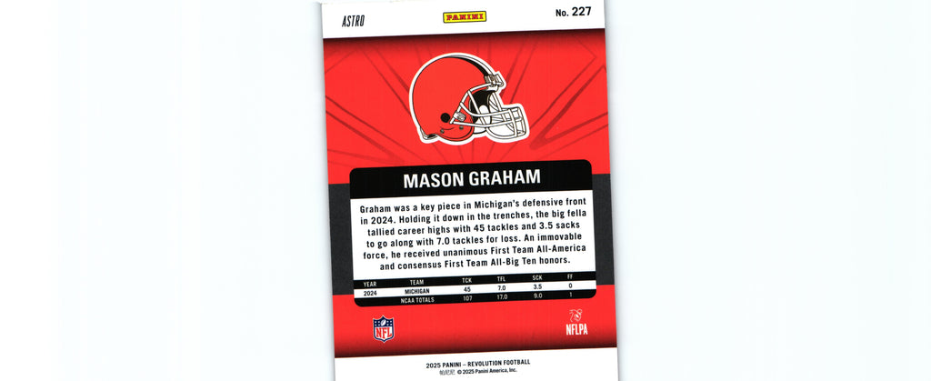 Mason Graham 2025 ASTRO Revolution #227 RC