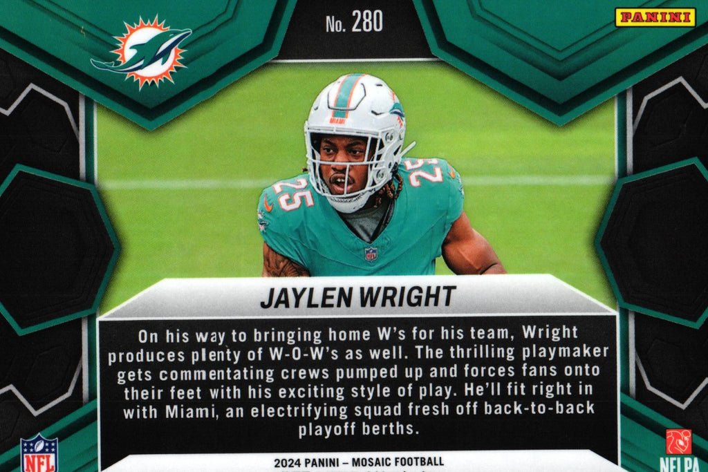 Jaylen Wright 2024 Mosaic #280 RC