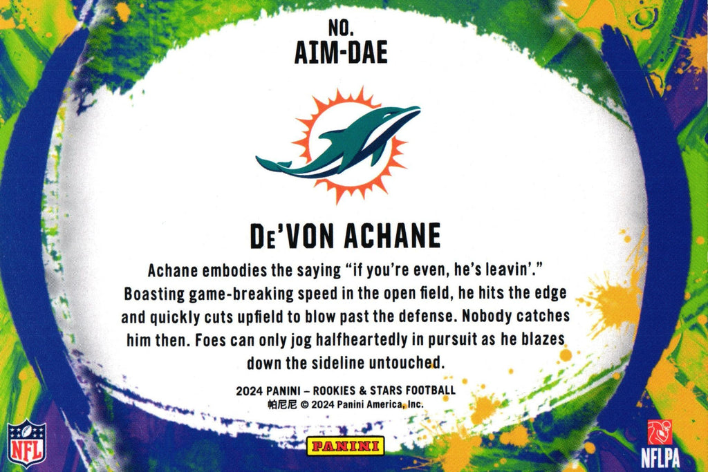 De'Von Achane 2024 Rookies&Stars AIM-DAE