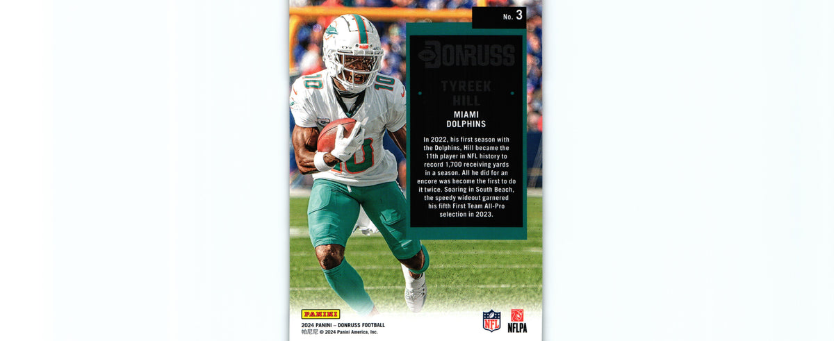 Tyreek Hill 2024 Donruss #3