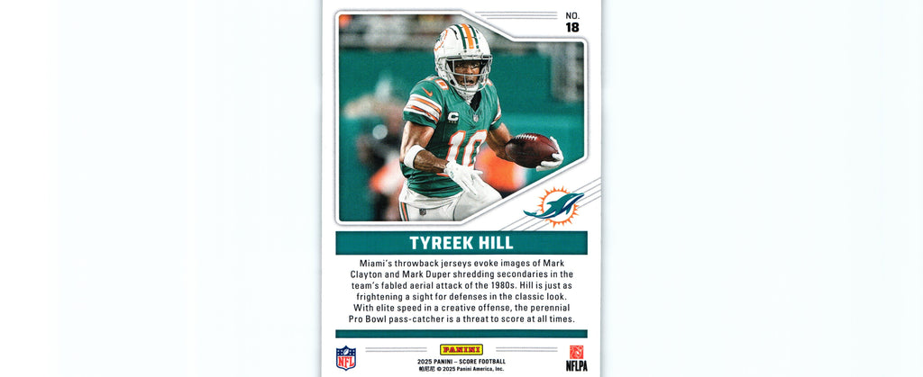 Tyreek Hill 2025 Score #18