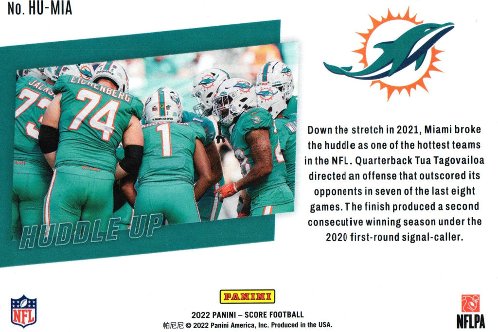 Miami Dolphins 2022 Score HU-MIA, "Huddle Up"