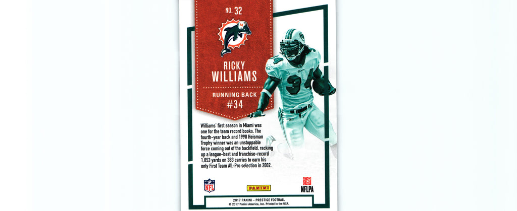 Ricky Williams 2017 Prestige #32