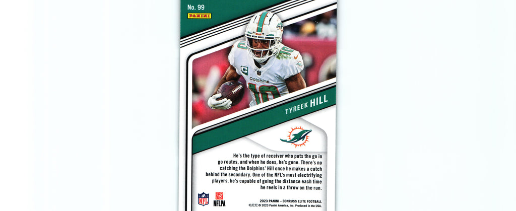 Tyreek Hill 2023 GREEN DISCO Donruss Elite #99