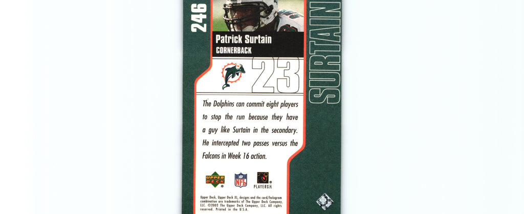 Patrick Surtain 2002 Upper Deck #246