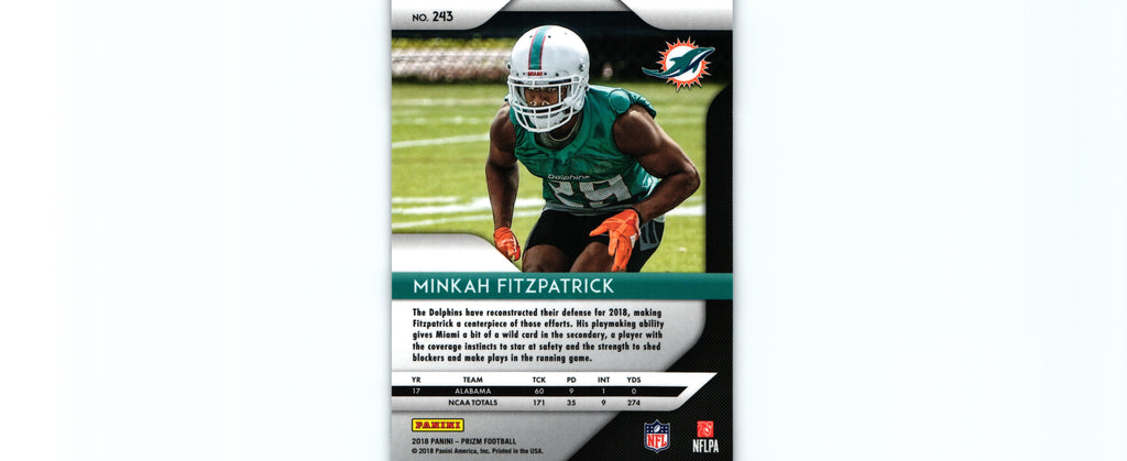 Minkah Fitzpatrick 2018 Prizm #243 RC