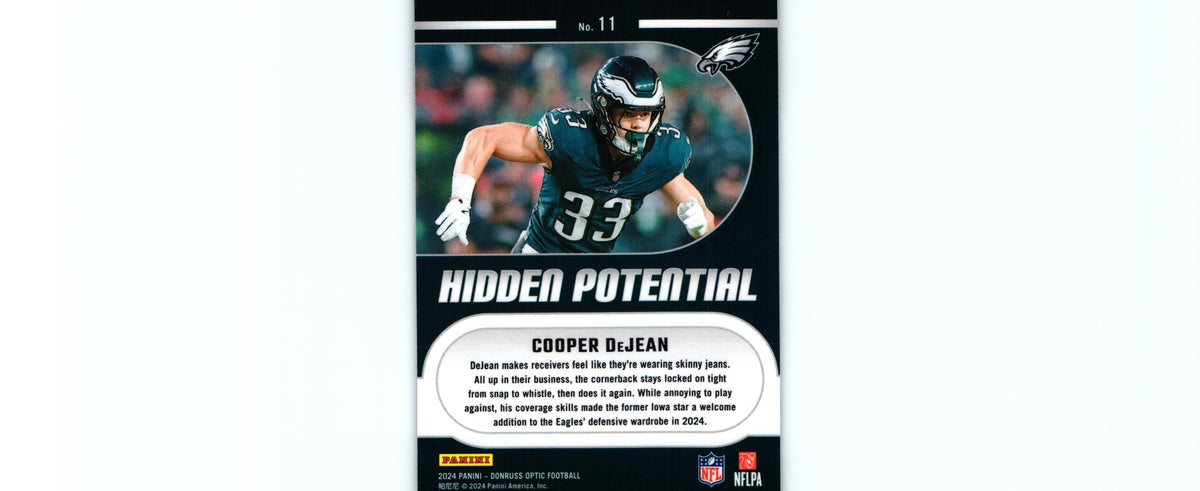 Cooper DeJean 2024 Donruss Optic #11 RC,
