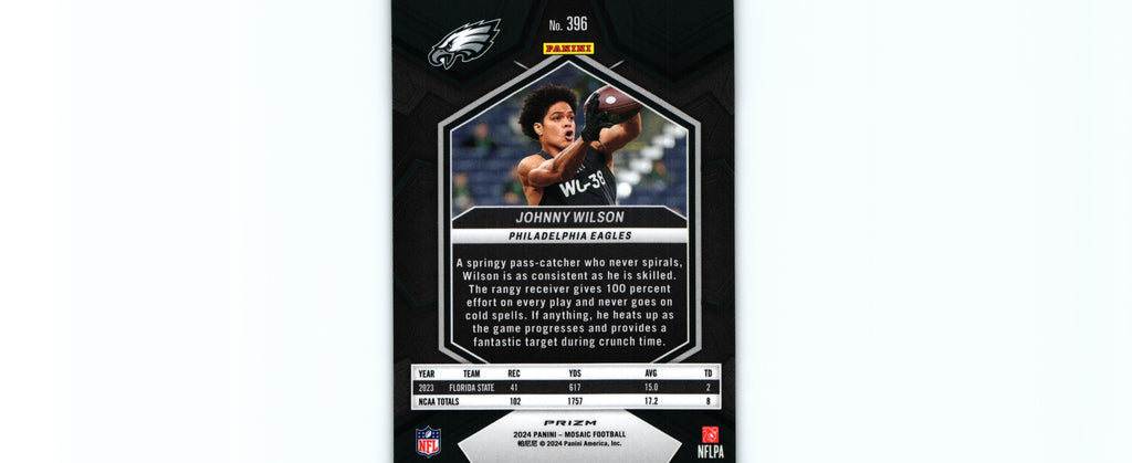 Johnny Wilson 2024 GREEN Mosaic #396 RC