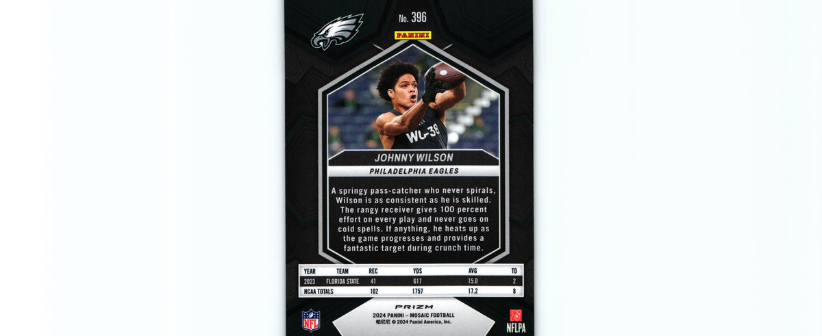 Johnny Wilson 2024 GREEN Mosaic #396 RC