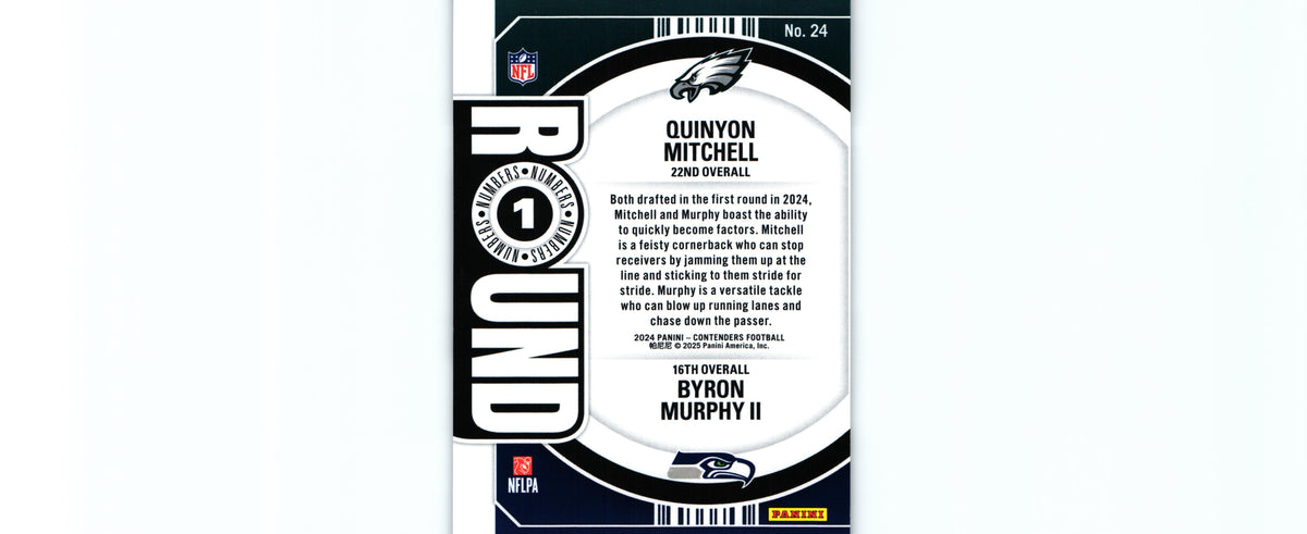 Quinyon Mitchell/Byron Murphy 2024 Contenders #24 RC
