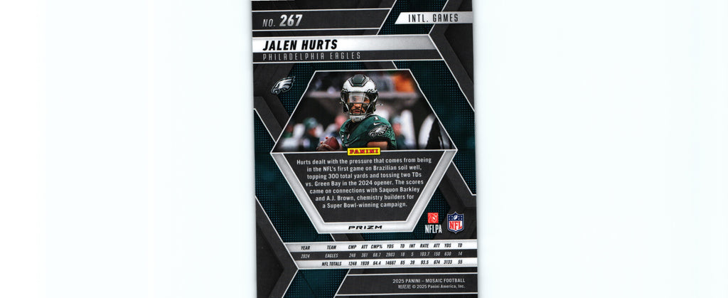 Jalen Hurts 2025 SILVER Mosaic #267