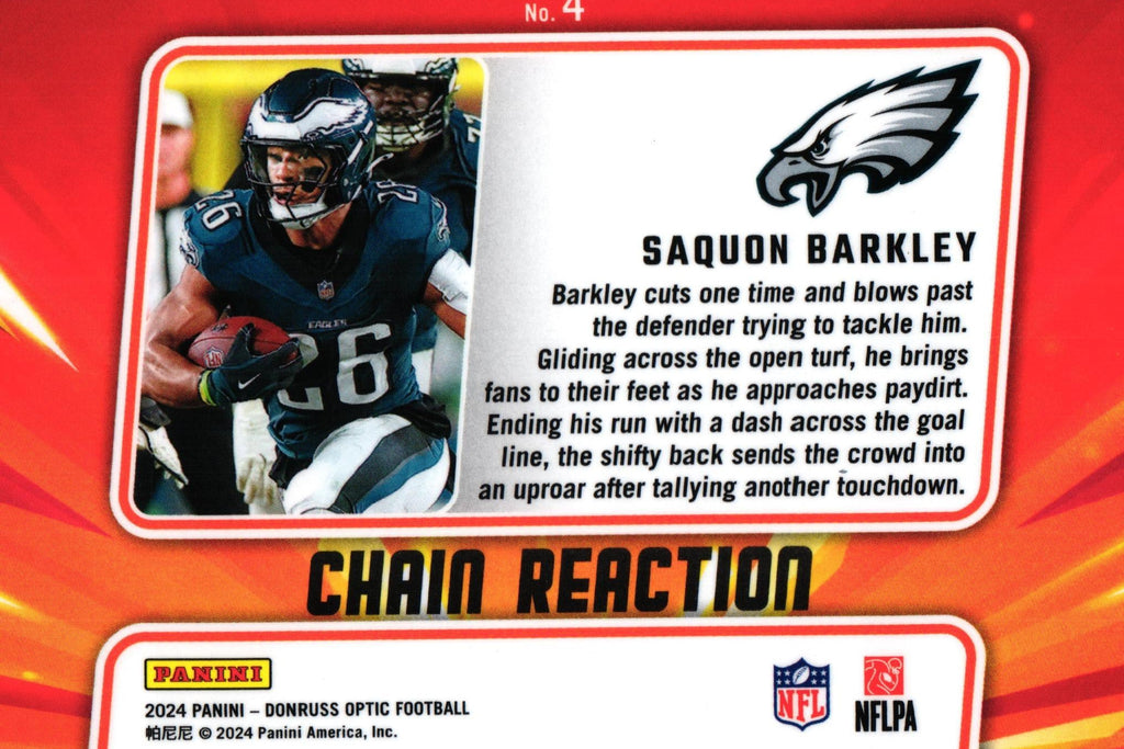 Saquon Barkley 2024 Donruss Optic #4