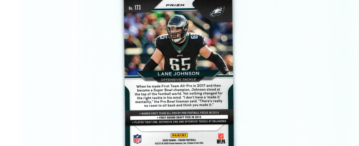 Lane Johnson 2020 SILVER Prizm #173