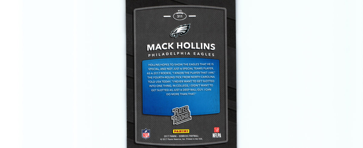 Mack Hollins 2017 Donruss #311 RC