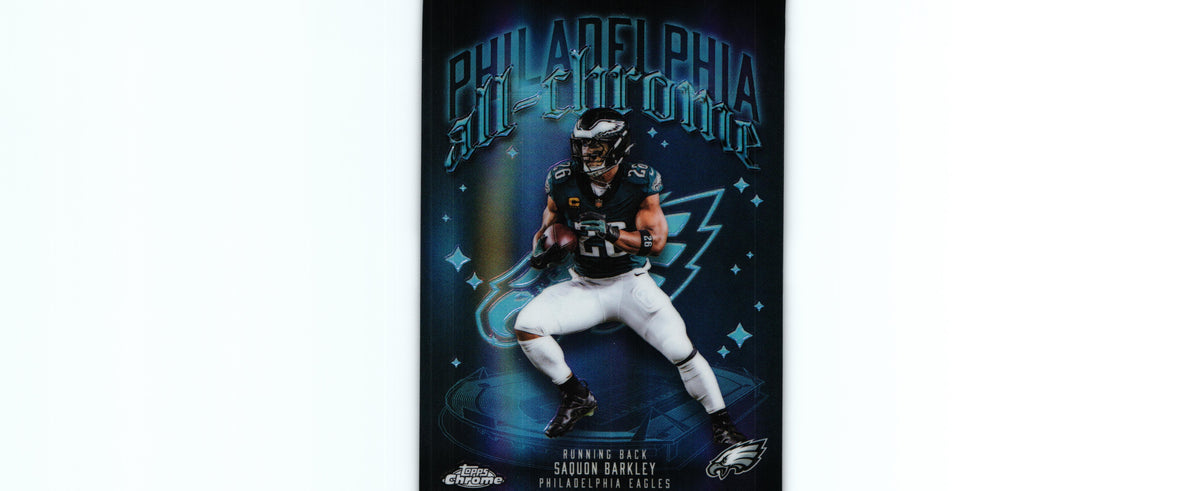 Saquon Barkley 2025 REFRACTOR Topps ACT-3