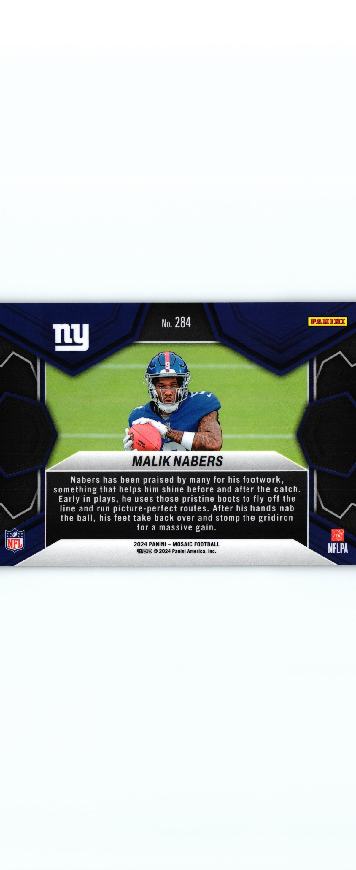 Malik Nabers 2024 Mosaic #284 RC