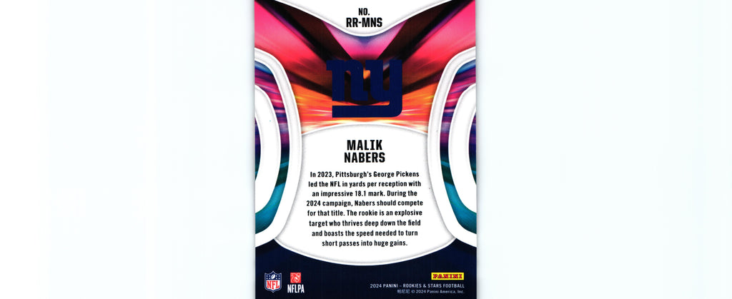 Malik Nabers 2024 Rookies&Stars RR-MNS RC