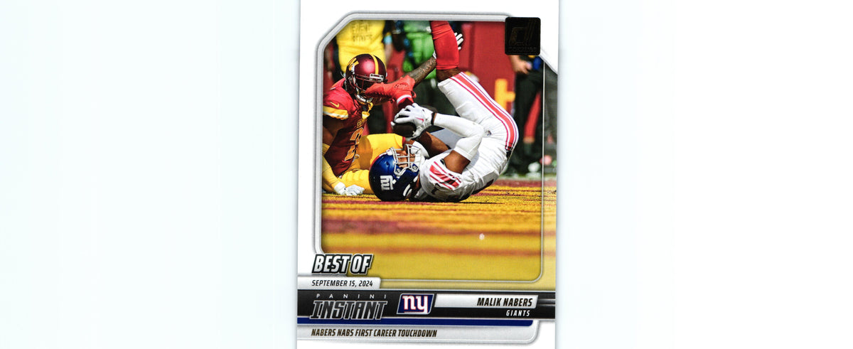 Malik Nabers 2025 Donruss INS-MNS