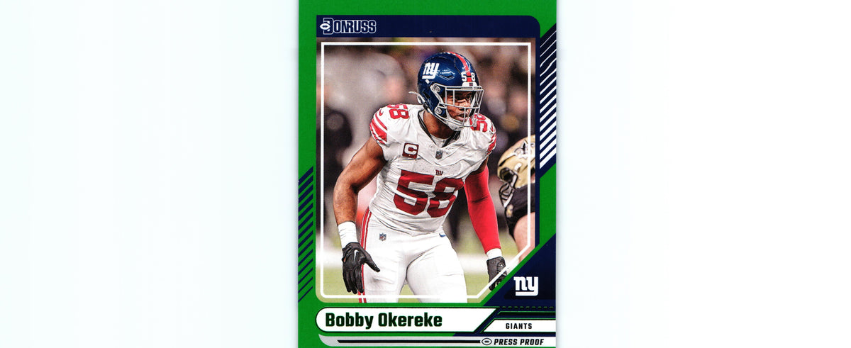 Bobby Okereke 2024 PRESS PROOF GREEN Donruss #99