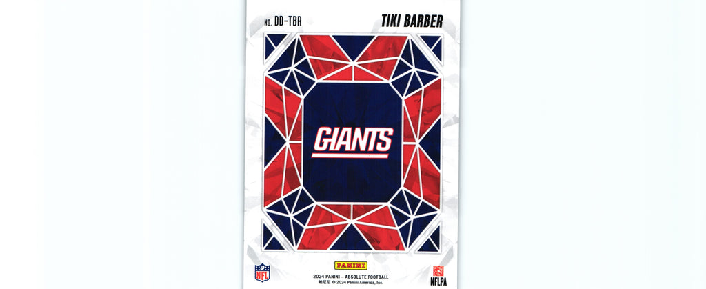 Tiki Barber 2024 Absolute DD-TBR