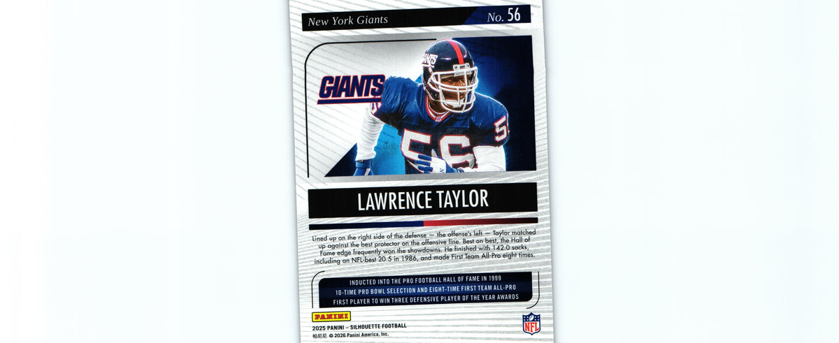 Lawrence Taylor 2025 Silhouette #56