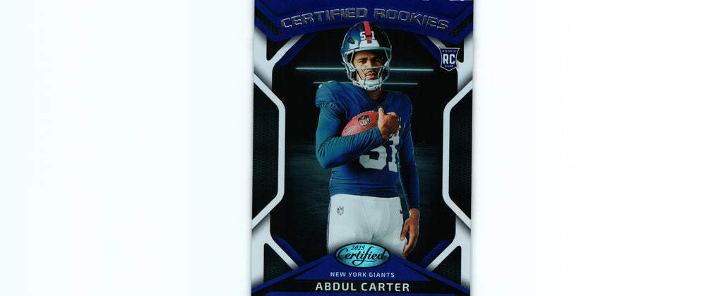Abdul Carter 2025 Certified CRK-ACR RC