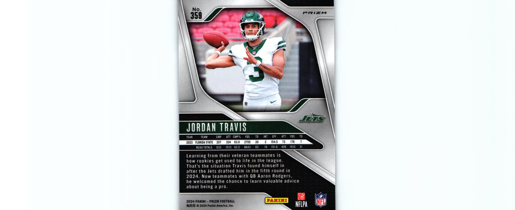 Jordan Travis 2024 SILVER Prizm #359 RC