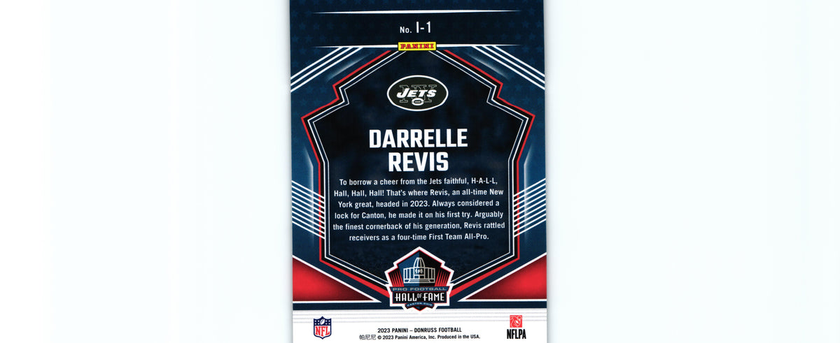 Darrell Revis 2023 Donruss I-1